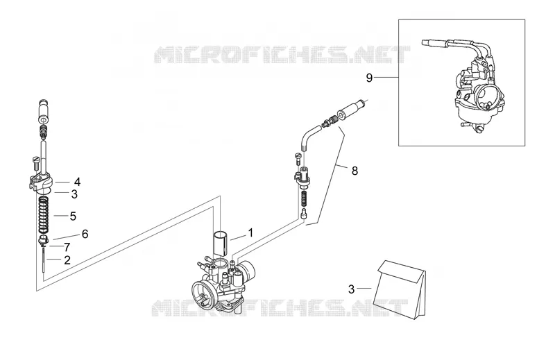 Carburettor I Aprilia APRILIA-SCOOTER 50 SR 1999  SR AIR