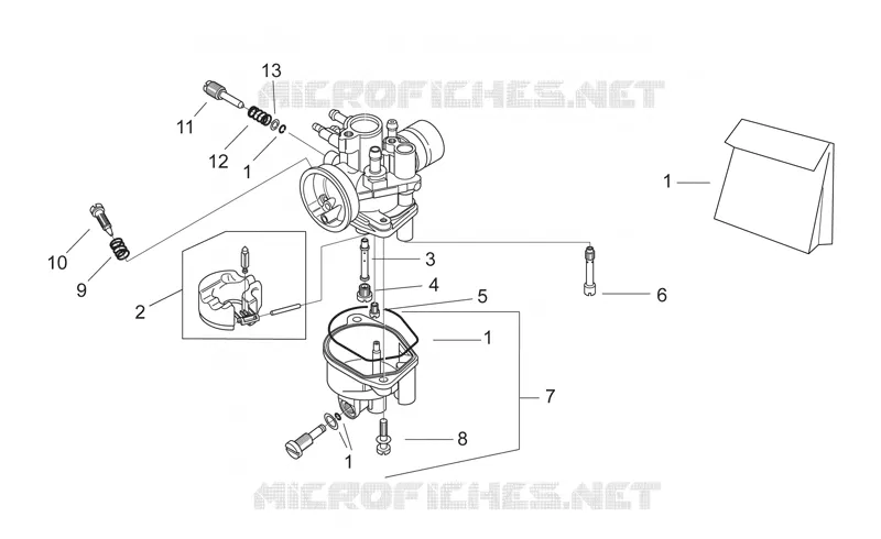 Carburettor II Aprilia APRILIA-SCOOTER 50 SR 1999  SR AIR
