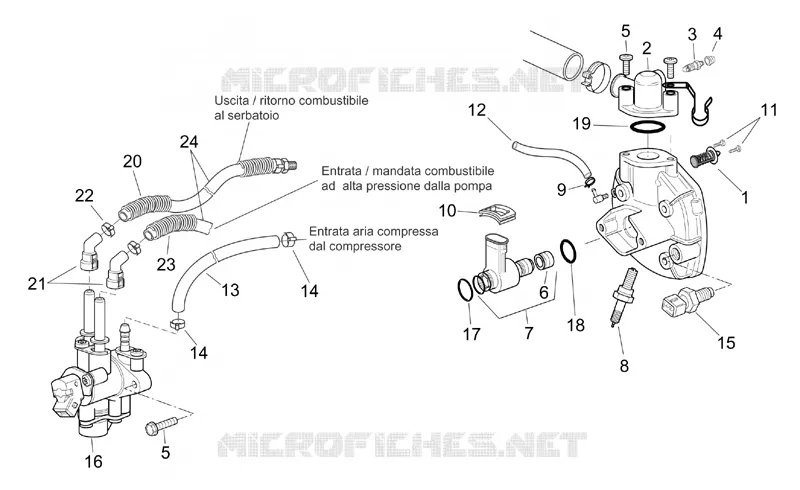 Injection unit Aprilia APRILIA-SCOOTER 50 SR 2012  SR H2O (IE+Carb.)