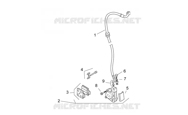 Front brake caliper Aprilia APRILIA-SCOOTER 50 SR 1997  SR H2O