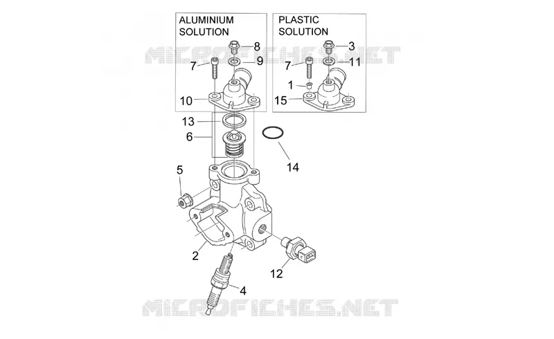 Cylinder head Aprilia APRILIA-SCOOTER 50 SR 2005  SR H2O NEW (Di-Tech)