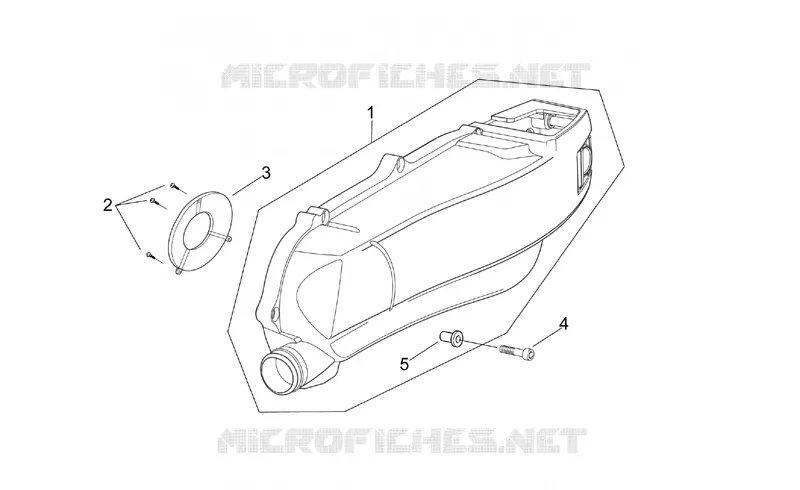Transmission cover Aprilia APRILIA-SCOOTER 50 SR 2004  SR H2O NEW (Di-Tech)