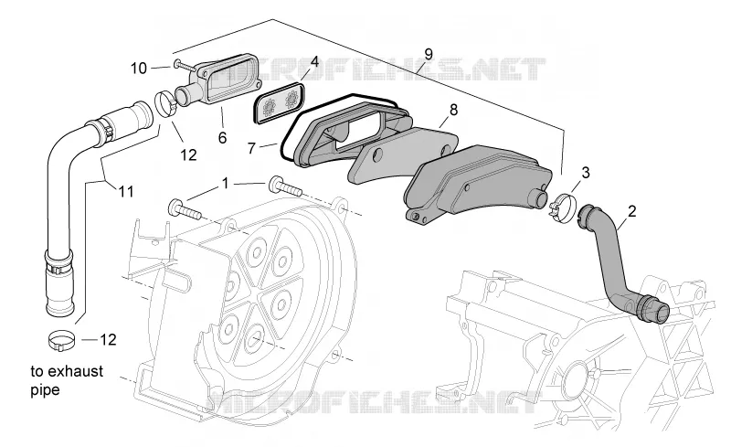 Secondary air Aprilia APRILIA-SCOOTER 50 SR 2013  SR IE+Carb.