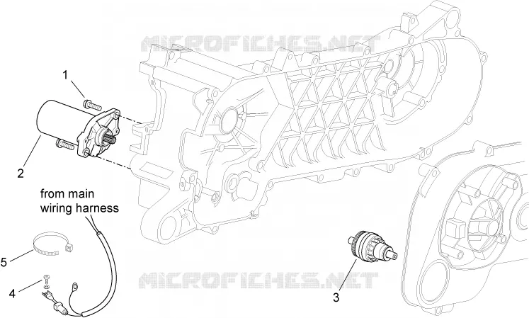 Starter motor Aprilia APRILIA-SCOOTER 50 SR 2014  SR IE+Carb.