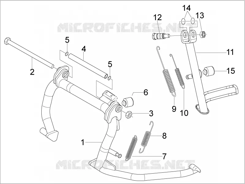 Stand/s Aprilia APRILIA-SCOOTER 125 SR 2011  SR MAX