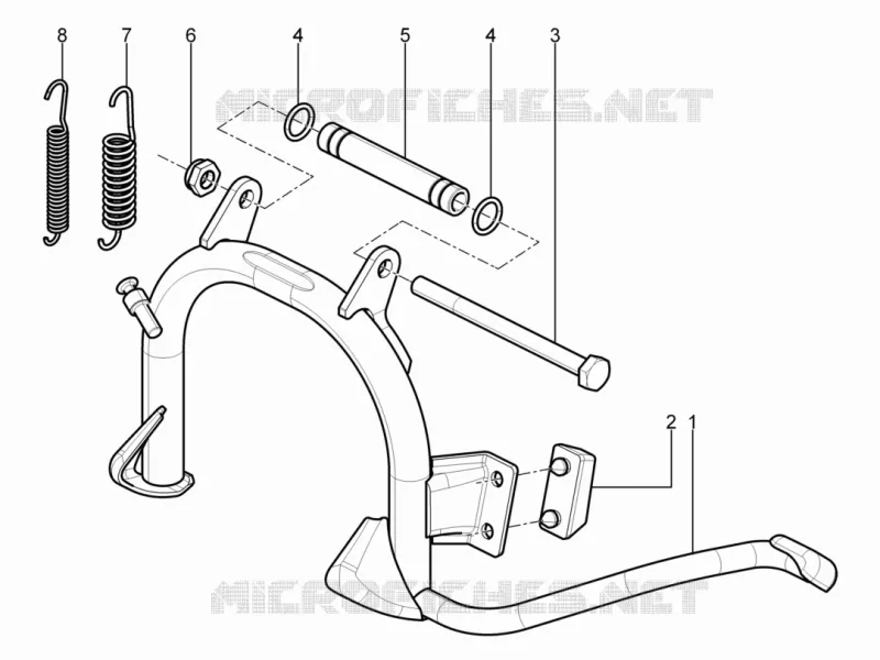 Stand/s Aprilia APRILIA-SCOOTER 125 SR 2012  SR Motard 4T E3