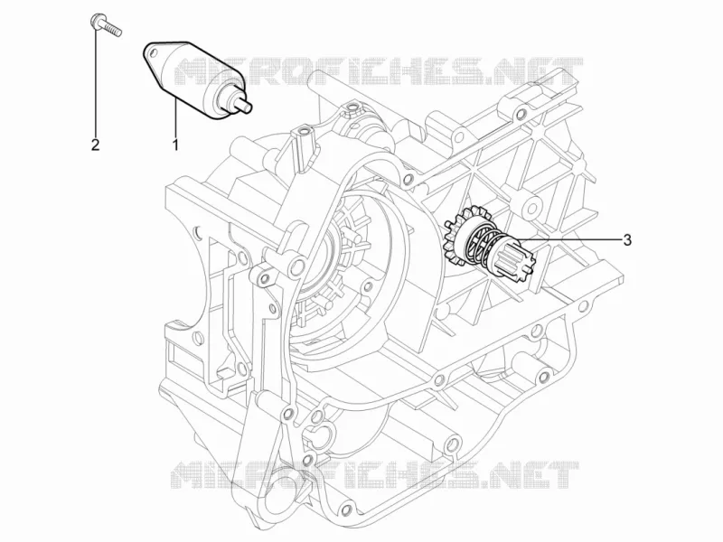 Stater - Electric starter Aprilia APRILIA-SCOOTER 125 SR 2014  SR Motard 4T E3