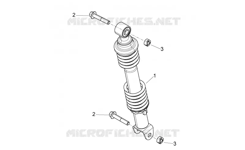 Rear suspension - Shock absorber/s Aprilia APRILIA-SCOOTER 50 SR 2013  SR Motard 2T E3