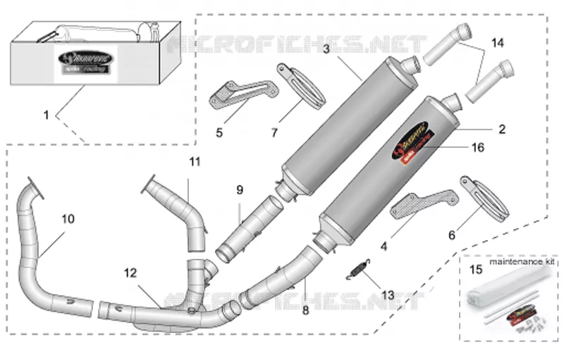 Acc. - Performance  parts II Aprilia APRILIA-MOTORCYCLES 1000 TUONO 2009  RSV 1000 Tuono