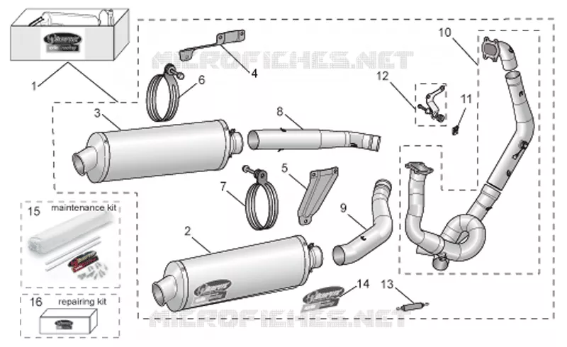 Acc. - Performance  parts III Aprilia APRILIA-MOTORCYCLES 1000 TUONO 2008  RSV 1000 Tuono