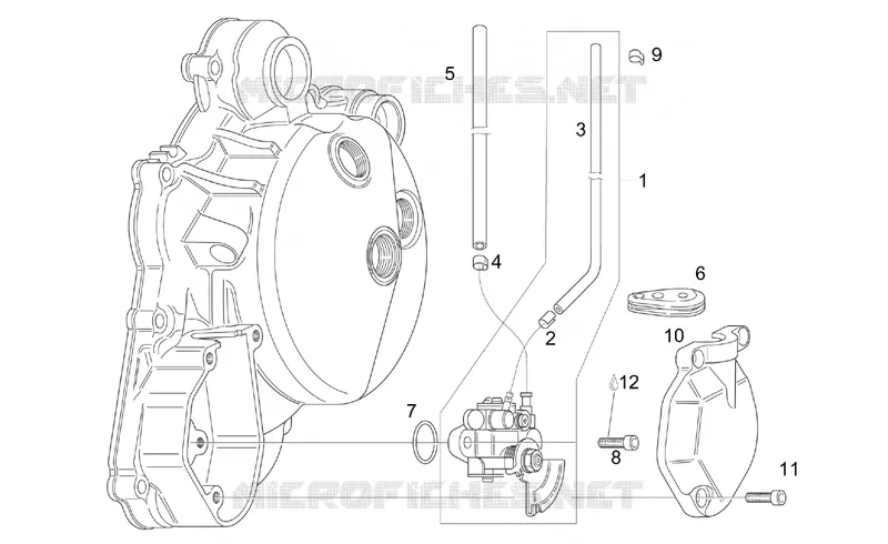 Oil pump Aprilia APRILIA-MOTORCYCLES 125 TUONO 2003  RS 125 Tuono