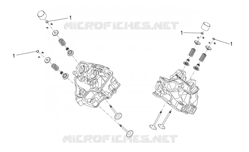 Valves pads Aprilia APRILIA-MOTORCYCLES 450 MXV 2010  MXV Cross