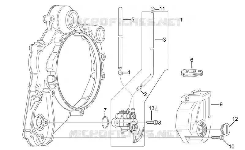 Oil pump Aprilia APRILIA-MOTORCYCLES 125 RX 1995  RX (engine 122cc)