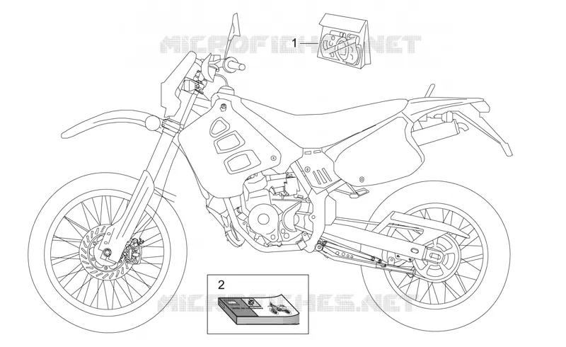 Decal and operator's handbooks Aprilia APRILIA-MOTORCYCLES 50 RX 1996  RX