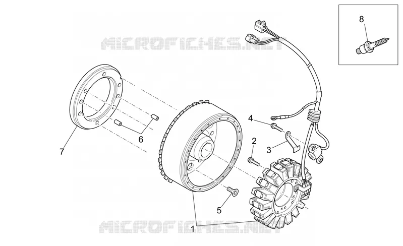 Ignition unit Aprilia APRILIA-MOTORCYCLES 550 RXV 2009  RXV STREET LEGAL