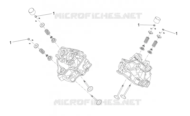 Valves pads Aprilia APRILIA-MOTORCYCLES 450 RXV-SXV 2008  RXV-SXV Vdb-Merriman