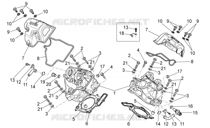 Cylinder head Aprilia APRILIA-MOTORCYCLES 450 SXV 2009  SXV