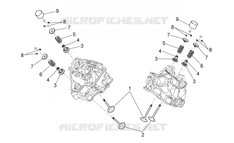 Valves Aprilia APRILIA-MOTORCYCLES 550 SXV 2011  SXV