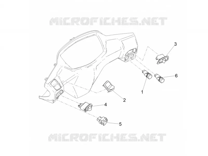 SWITCHES Aprilia APRILIA-SCOOTER 125 SR 2022  SR 125 MOTARD RST