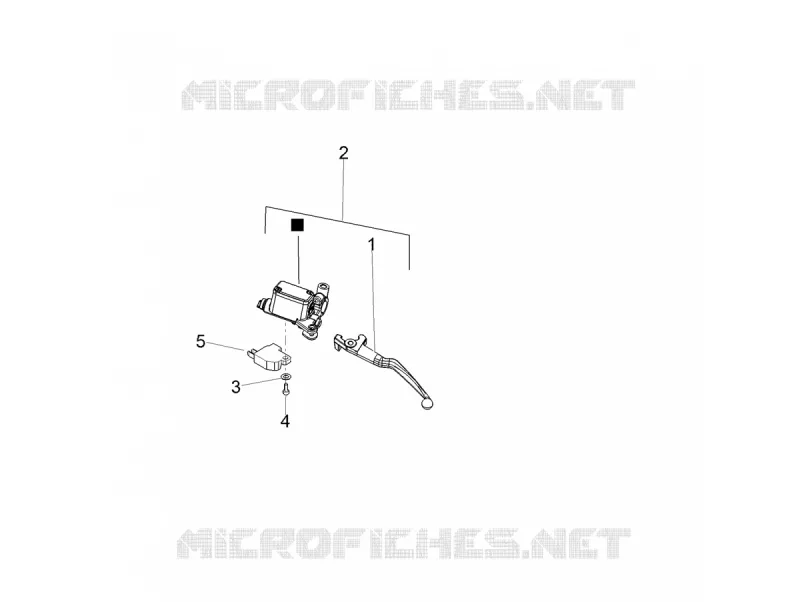 REAR BRAKE MASTER CYLINDER Aprilia APRILIA-SCOOTER 125 SR 2023  SR COMPACT GT 125 CBS E5