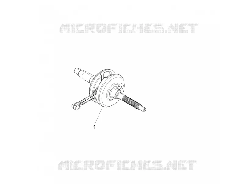 CRANKSHAFT Aprilia APRILIA-SCOOTER 125 SR 2022  SR COMPACT GT 125 E5 ABS
