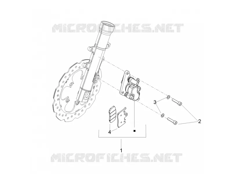 FRONT BRAKE CALIPER Aprilia APRILIA-SCOOTER 125 SR 2023  SR COMPACT GT 125 E5 ABS