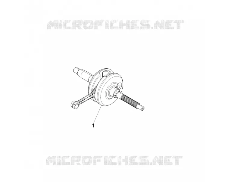 CRANKSHAFT Aprilia APRILIA-SCOOTER 200 SR 2021  SR COMPACT GT 200 E5