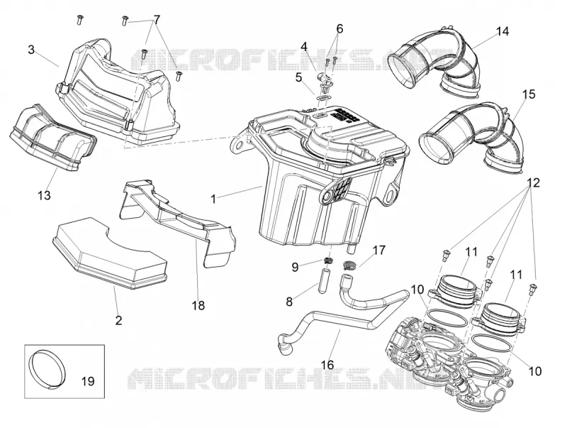 AIR BOX Aprilia APRILIA-MOTORCYCLES 660 TUAREG 2024  Tuareg 660 E5 ABS