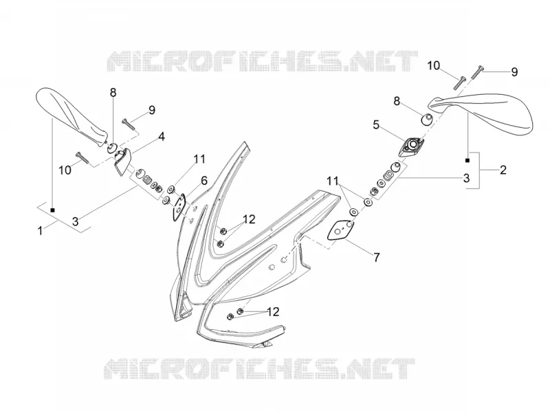 MIRRORS Aprilia APRILIA-MOTORCYCLES 125 RS 2025  RS 125 E5+ ABS
