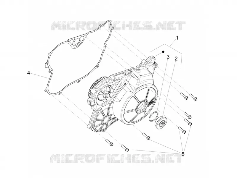 FLYWHEEL COVER Aprilia APRILIA-MOTORCYCLES 660 RS 2022  RS 660 4T 8V E5 ABS