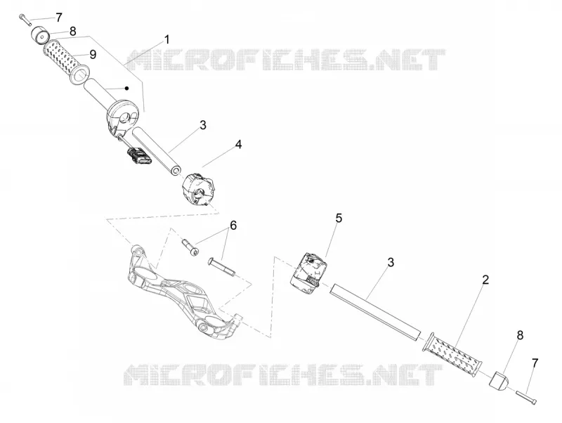 HANDLEBAR - CONTROLS Aprilia APRILIA-MOTORCYCLES 660 RS 2023  RS 660 Extrema 4T 8V E5 ABS