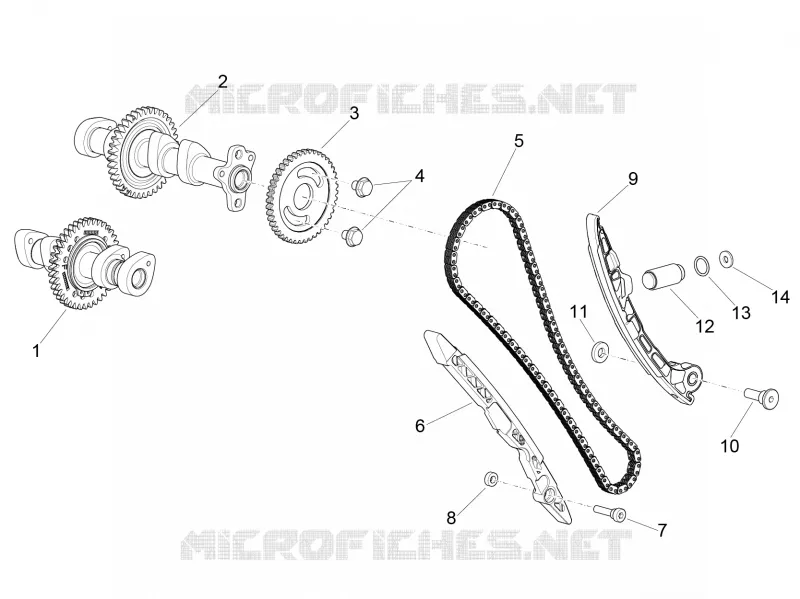 FRONT CYLINDER TIMING SYSTEM Aprilia APRILIA-MOTORCYCLES 1100 RSV4 2025  RSV4 1100 E5+ ABS