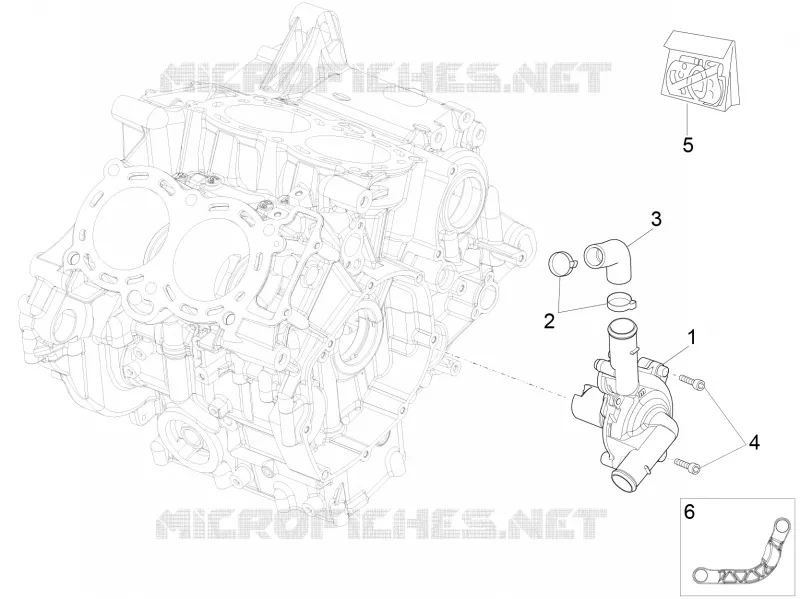 WATERPUMP Aprilia APRILIA-MOTORCYCLES 1100 RSV4 2025  RSV4 1100 E5+ ABS