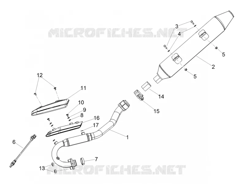 EXHAUST Aprilia APRILIA-MOTORCYCLES 125 RX 2022  RX 125 E5
