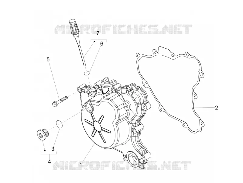 FLYWHEEL COVER Aprilia APRILIA-MOTORCYCLES 125 RX 2023  RX 125 E5