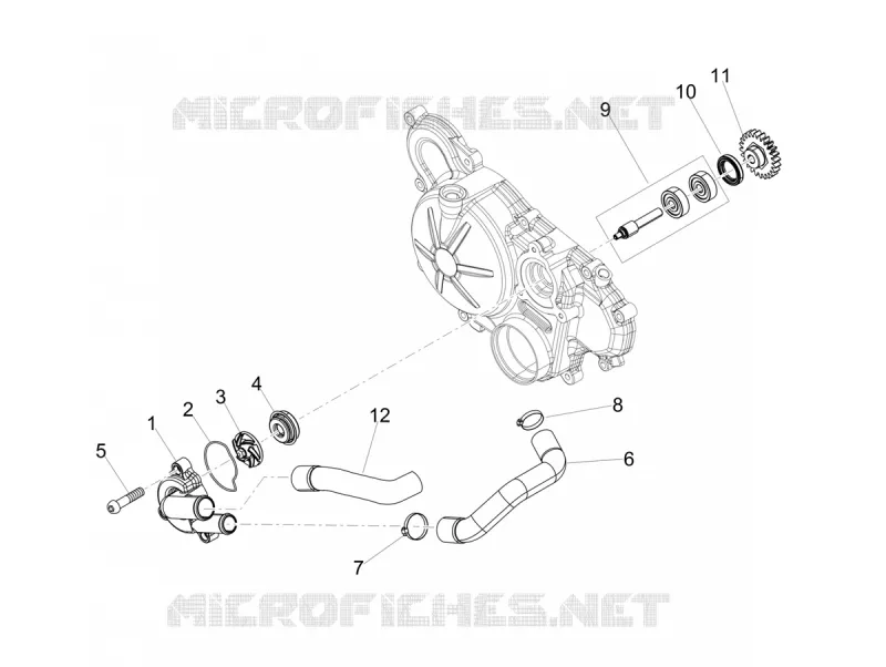 WATERPUMP Aprilia APRILIA-MOTORCYCLES 125 RX 2023  RX 125 E5