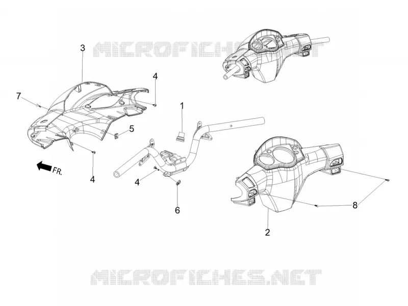 Windshield Aprilia APRILIA-SCOOTER 125 SR 2023  SR 125 MOTARD RST