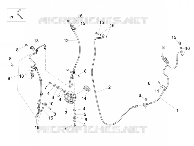 ABS BRAKE SYSTEM Aprilia APRILIA-SCOOTER 200 SR 2023  SR COMPACT GT 200 E5