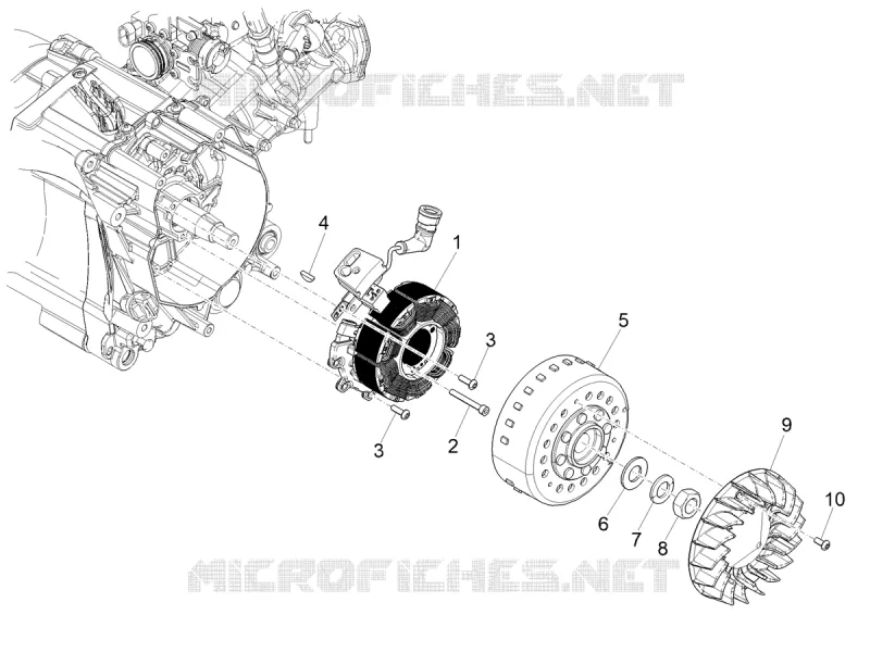 Cdi magneto assy Aprilia APRILIA-SCOOTER 125 SR 2024  SR GT 125 E5+
