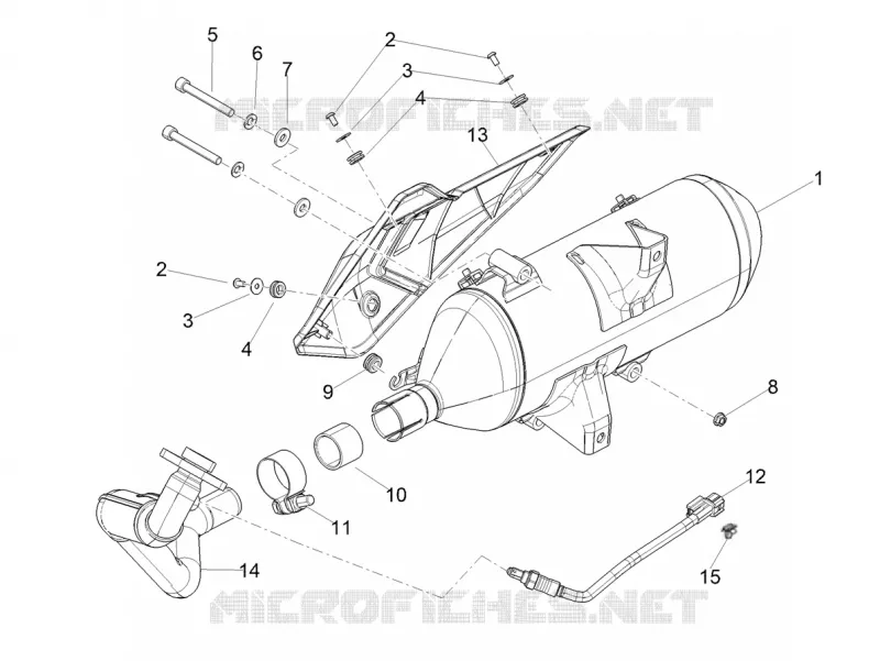 EXHAUST Aprilia APRILIA-SCOOTER 200 SR 2024  SR GT 200 ABS E5 REPLICA