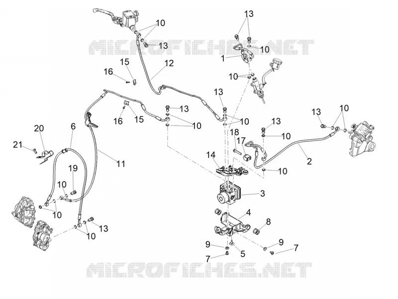ABS BRAKE SYSTEM Aprilia APRILIA-MOTORCYCLES 660 TUAREG 2024  Tuareg 660 E5+