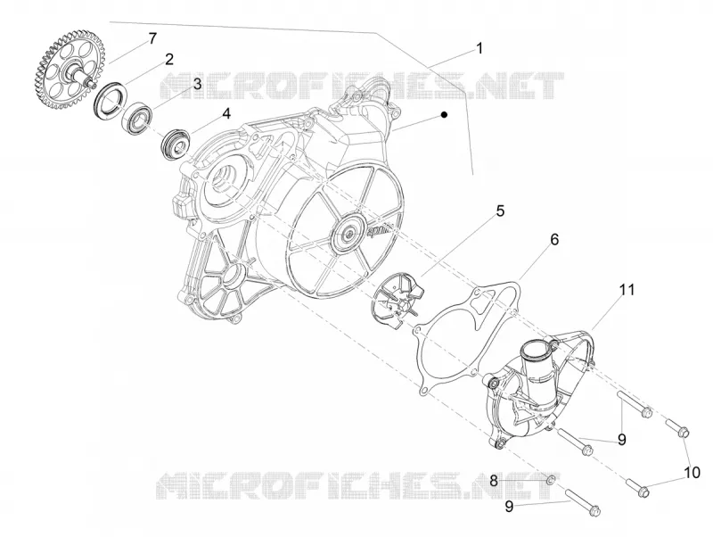 WATERPUMP Aprilia APRILIA-MOTORCYCLES 660 TUAREG 2024  Tuareg 660 E5+