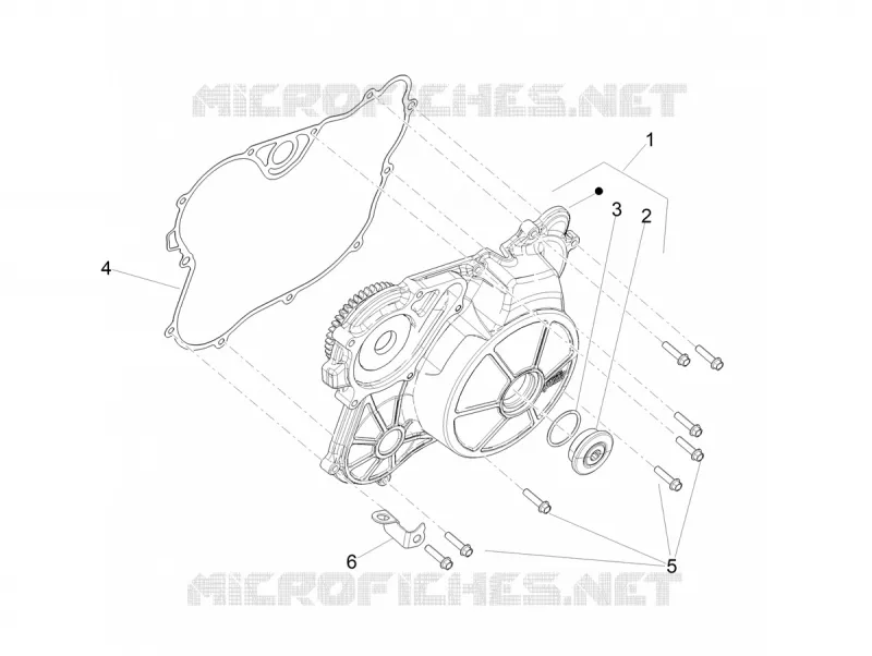 FLYWHEEL COVER Aprilia APRILIA-MOTORCYCLES 660 TUONO 2025  Tuono 660 4T 8V E5+ Factory