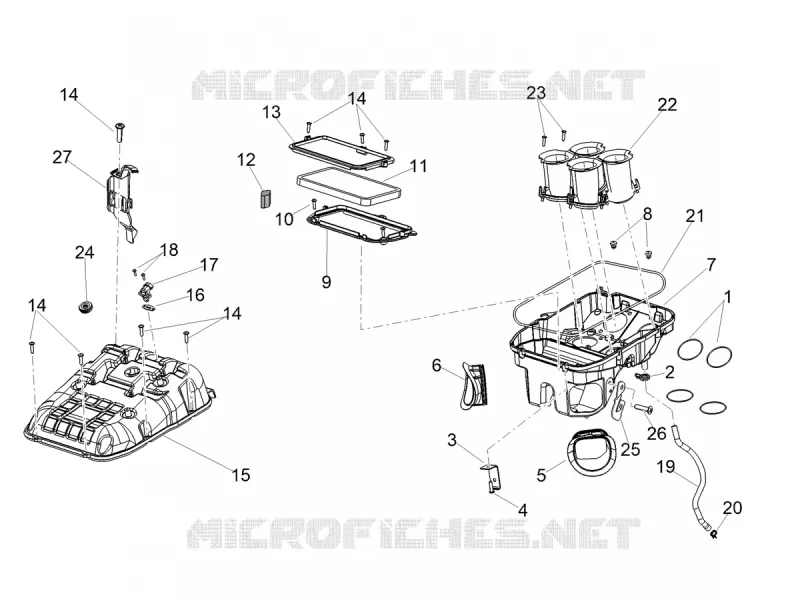 AIR BOX Aprilia APRILIA-MOTORCYCLES 1100 TUONO 2024  Tuono V4 Factory 1100 E5 SE 09 SBK ABS