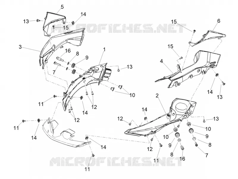 AIR DUCT Aprilia APRILIA-MOTORCYCLES 1100 TUONO 2024  Tuono V4 Factory 1100 E5 Superpole ABS
