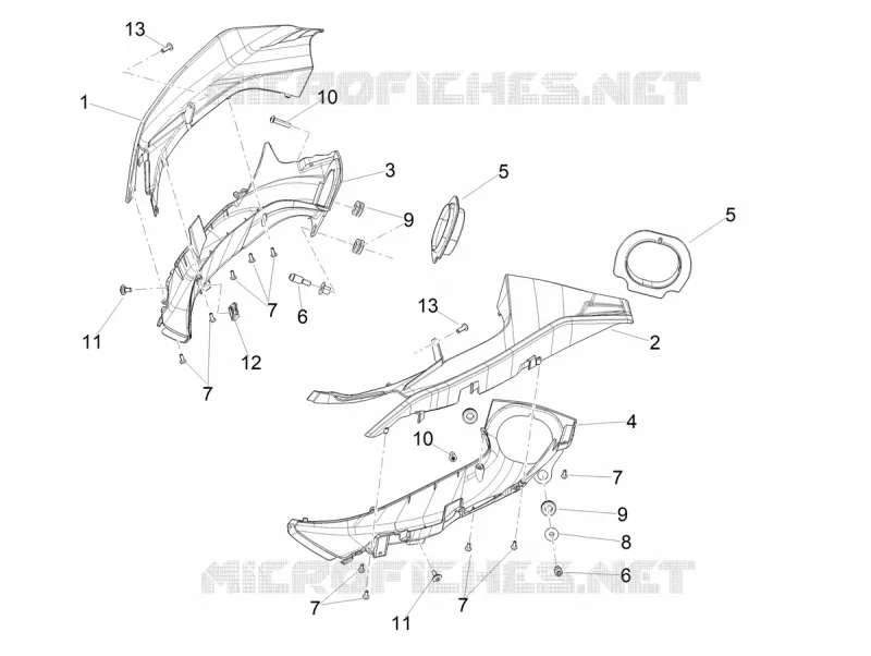 AIR DUCT Aprilia APRILIA-MOTORCYCLES 1100 TUONO 2025  Tuono V4 Factory 1100 E5+