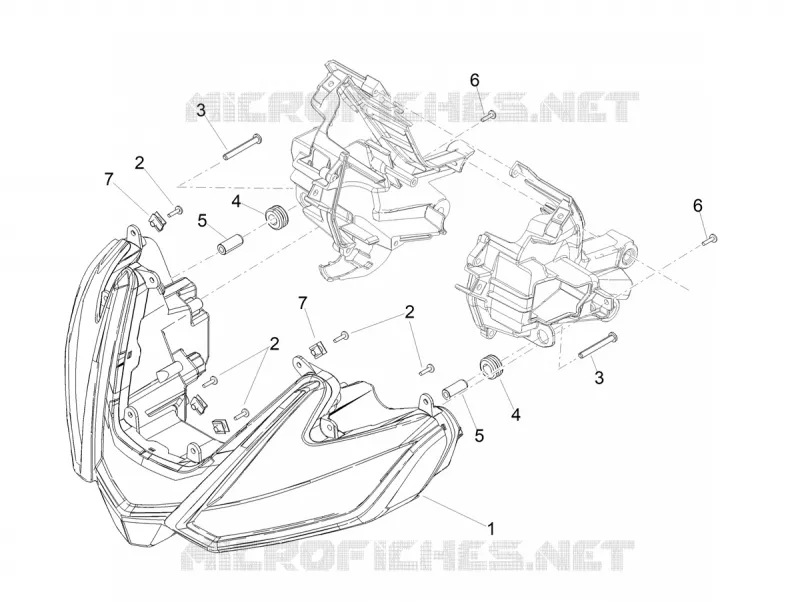 Front headlamps Aprilia APRILIA-MOTORCYCLES 1100 TUONO 2025  Tuono V4 Factory 1100 E5+