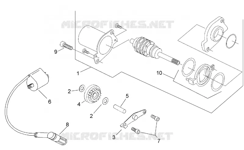 Ignition unit Aprilia APRILIA-SCOOTER 50 AREA-51 2000  Area 51