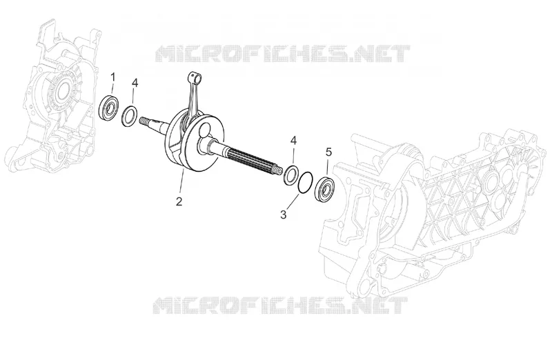 Drive shaft Aprilia APRILIA-SCOOTER 200 ATLANTIC 2006  Atlantic