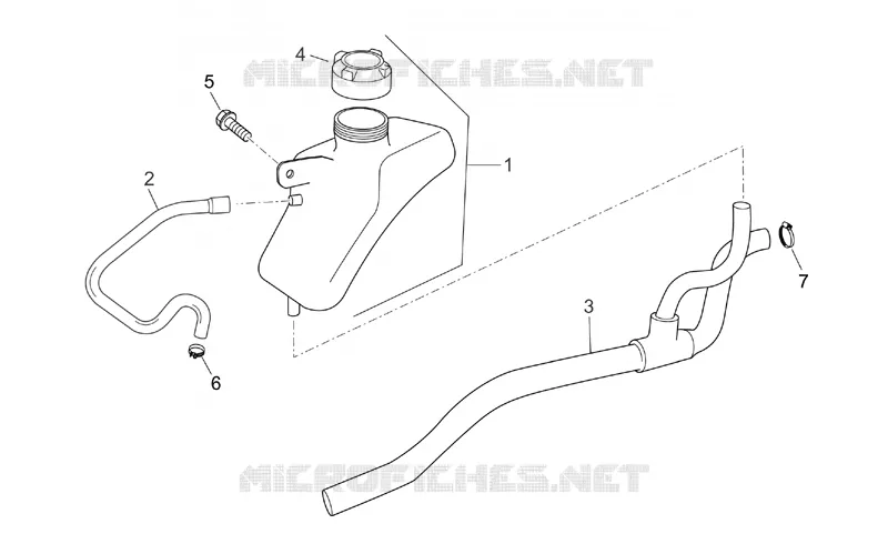 Expansion tank Aprilia APRILIA-SCOOTER 125 ATLANTIC 2006  Atlantic